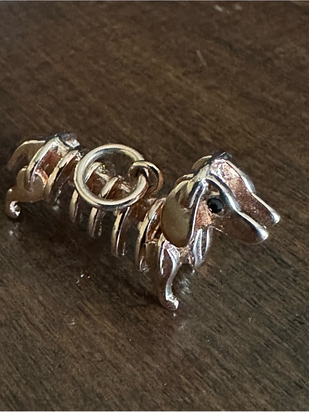 Coach Dog Charm in Rose Gold - Picture 4 of 7